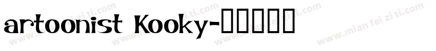 artoonist Kooky字体转换
